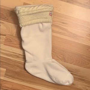 Ivory boot socks